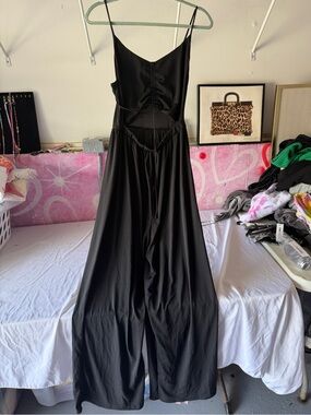 Brand Black One-Shoulder Cutout Dress